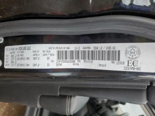 2016 JEEP CHEROKEE LIMITED  