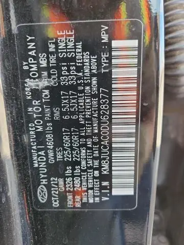 2013 HYUNDAI TUCSON GLS  