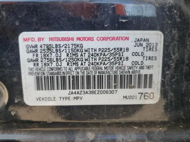 2014 MITSUBISHI OUTLANDER SE  