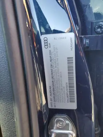 2018 AUDI A3 PREMIUM PLUS  