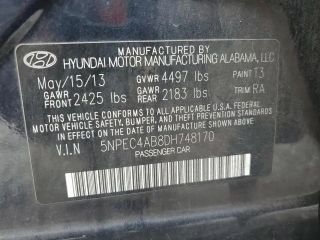 2013 HYUNDAI SONATA SE  