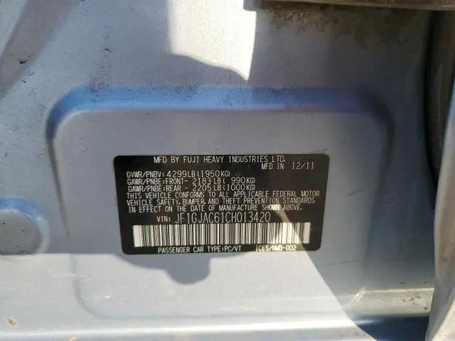 2012 SUBARU IMPREZA PREMIUM