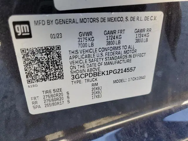 2023 CHEVROLET SILVERADO K1500 CUSTOM  