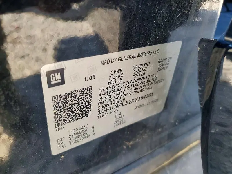 2019 GMC ACADIA DENALI  