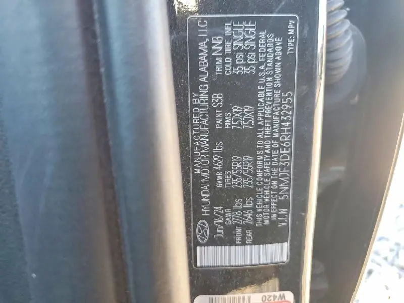2024 HYUNDAI TUCSON SEL  