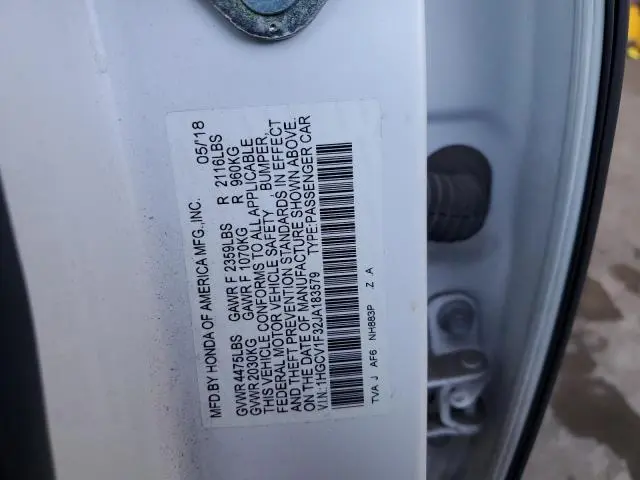 2018 HONDA ACCORD SPORT  