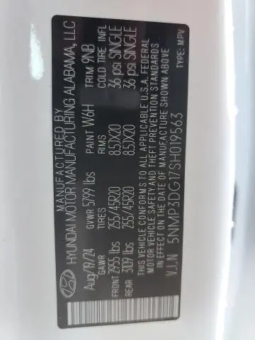 2025 HYUNDAI SANTA FE LIMITED  