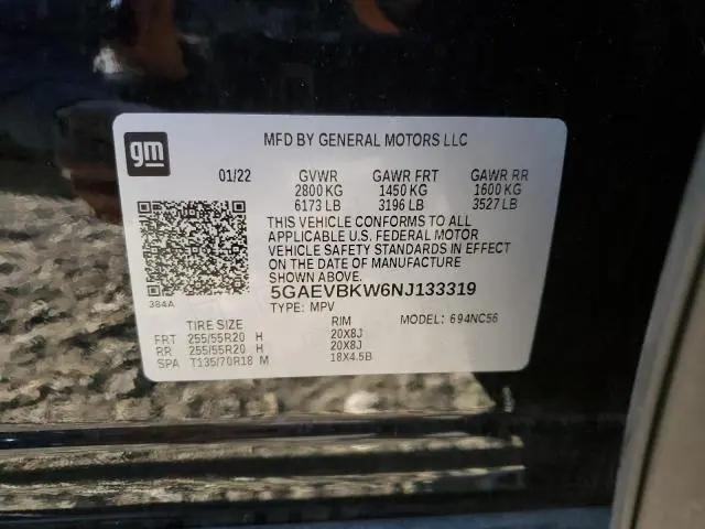 2022 BUICK ENCLAVE PREMIUM  