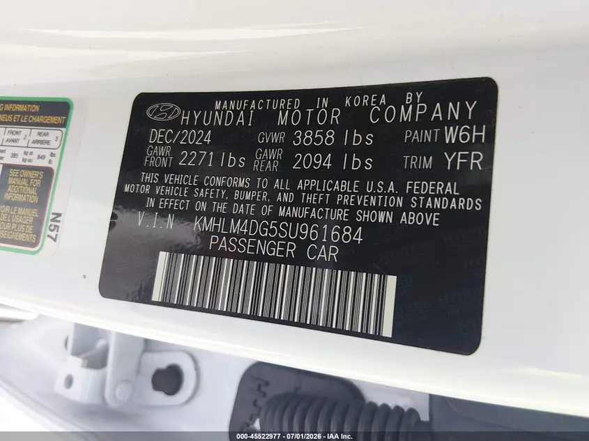 2025 HYUNDAI ELANTRA SEL SPORT