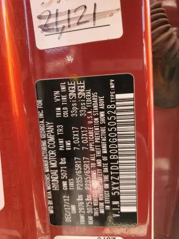 2013 HYUNDAI SANTA FE SPORT   