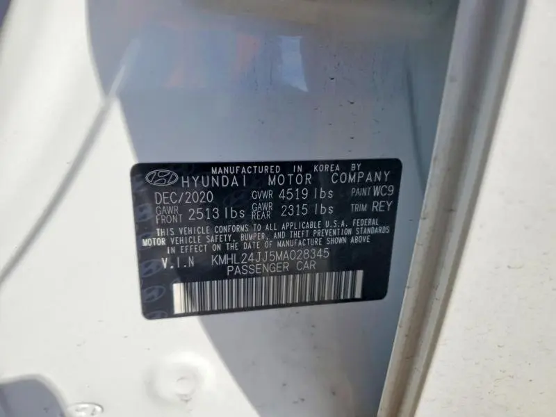 2021 HYUNDAI SONATA HYBRID  