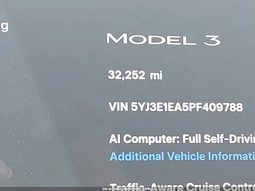 2023 TESLA MODEL 3 REAR-WHEEL DRIVE
