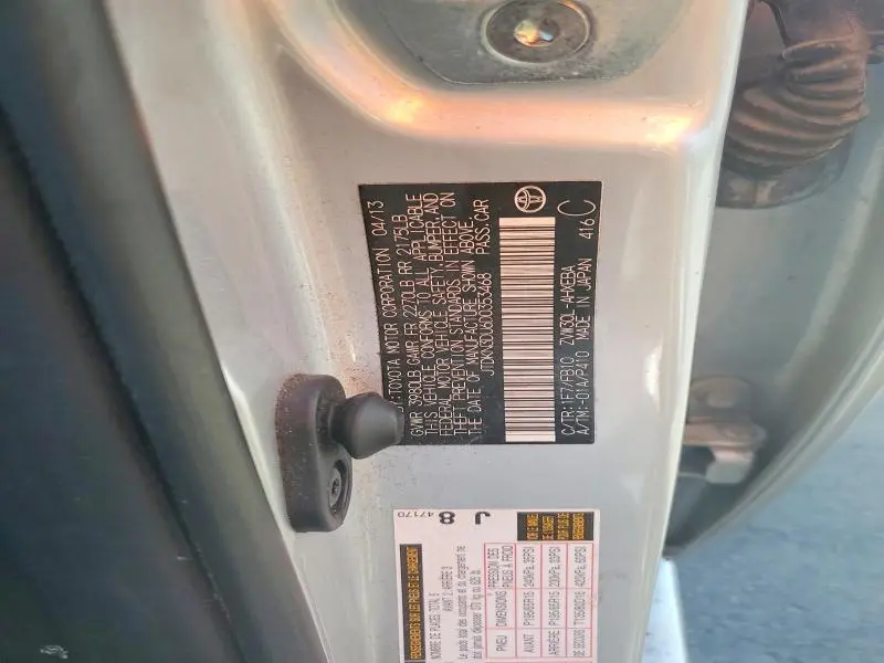 2013 TOYOTA PRIUS THREE  