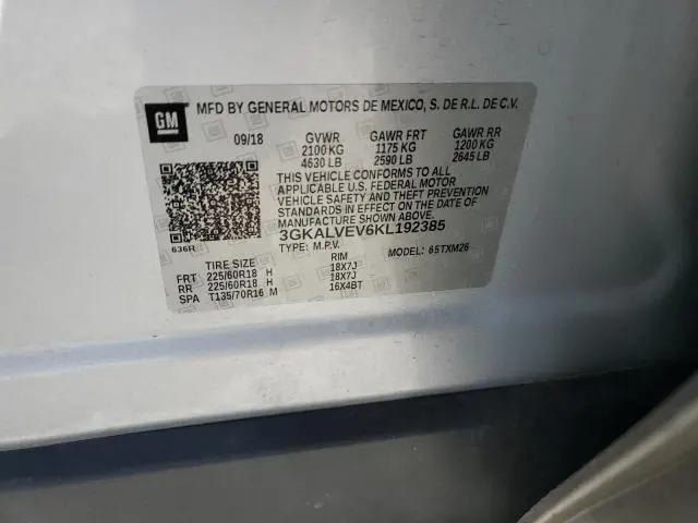 2019 GMC TERRAIN SLT  