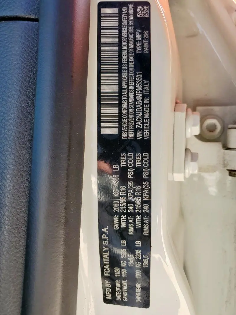 2021 JEEP RENEGADE SPORT  