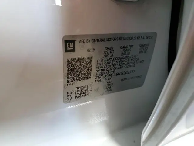 2019 GMC SIERRA K1500 DENALI  
