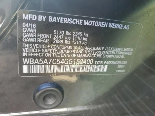 2016 BMW 528 XI  