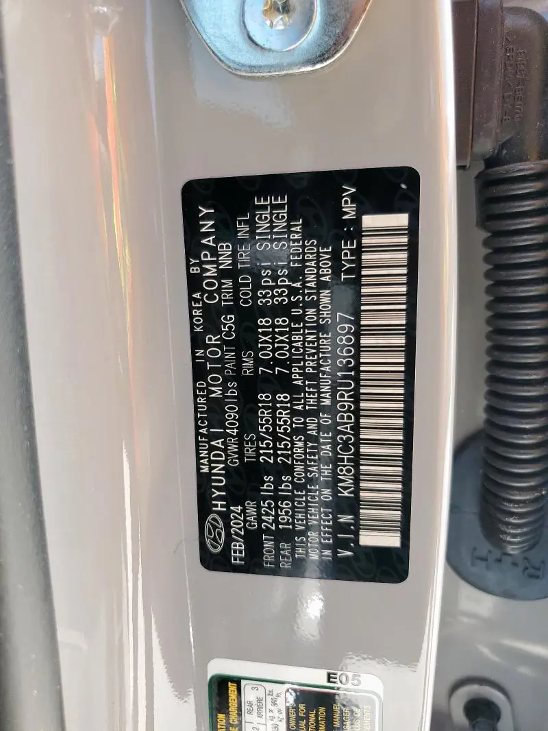 2024 HYUNDAI KONA SEL  