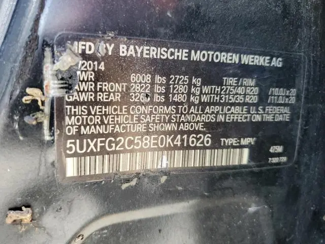 2014 BMW X6 XDRIVE35I  