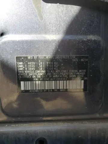 2015 SUBARU LEGACY 3.6R LIMITED