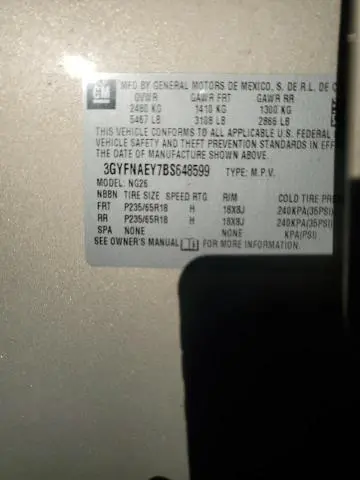 2011 CADILLAC SRX LUXURY COLLECTION  