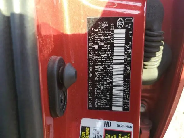 2017 TOYOTA COROLLA L  