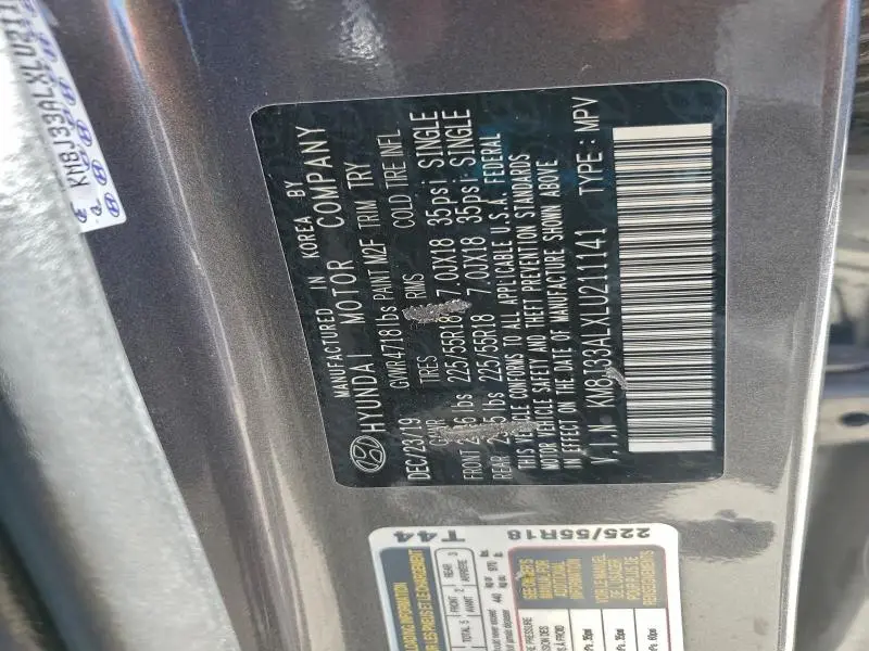 2020 HYUNDAI TUCSON LIMITED  