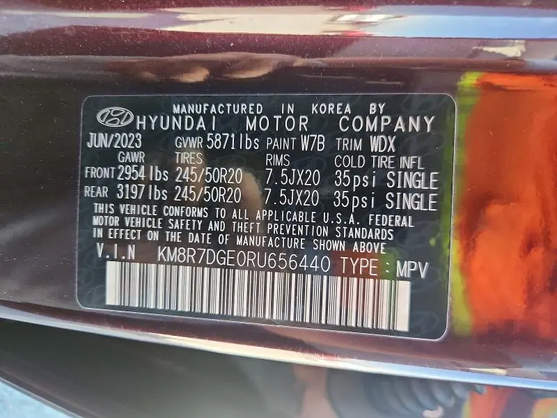 2024 HYUNDAI PALISADE CALLIGRAPHY  