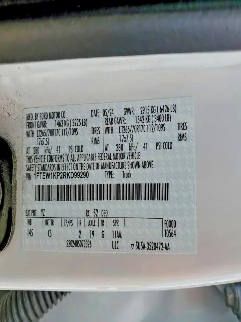 2024 FORD F150 XL  
