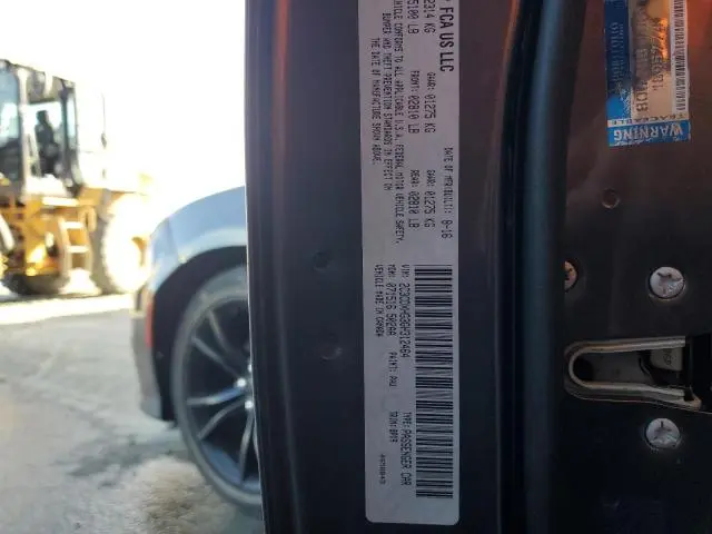 2016 DODGE CHARGER SXT  