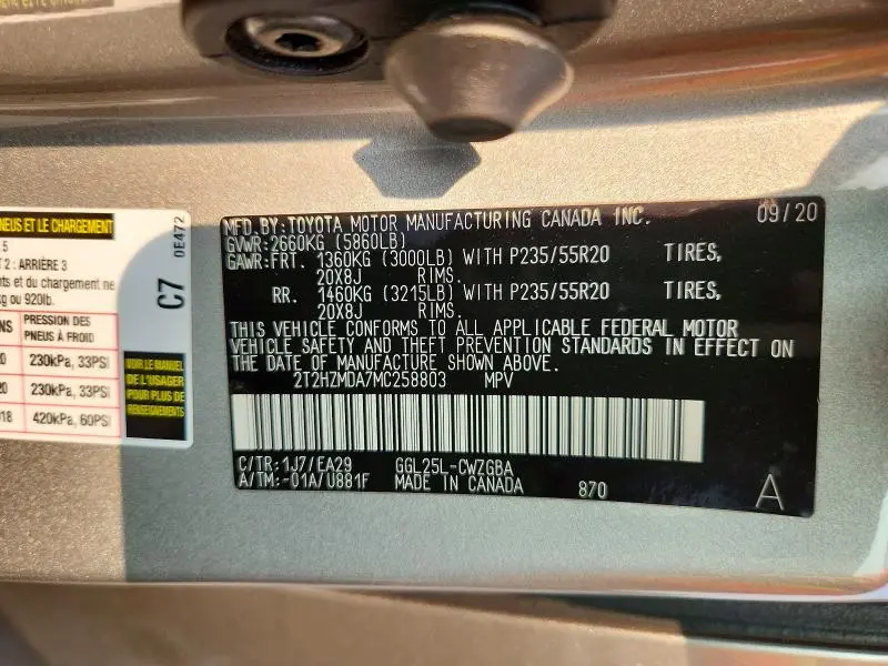 2021 LEXUS RX 350  