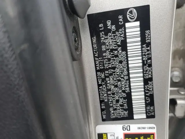 2021 LEXUS ES 350 BASE  