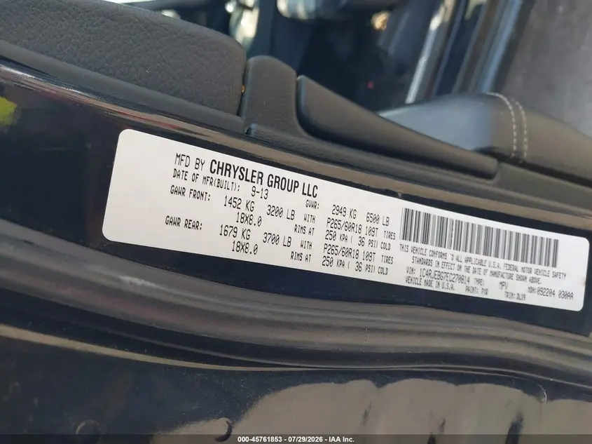 2014 JEEP GRAND CHEROKEE LIMITED