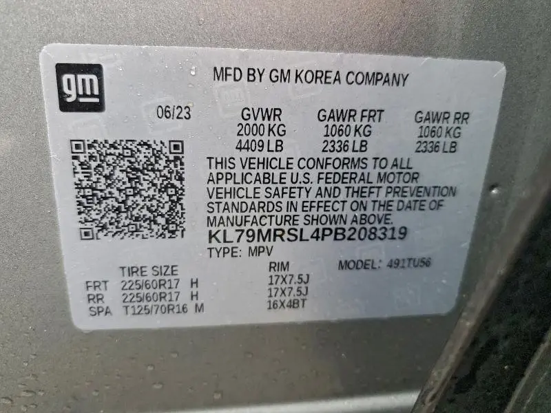 2023 CHEVROLET TRAILBLAZER LT  