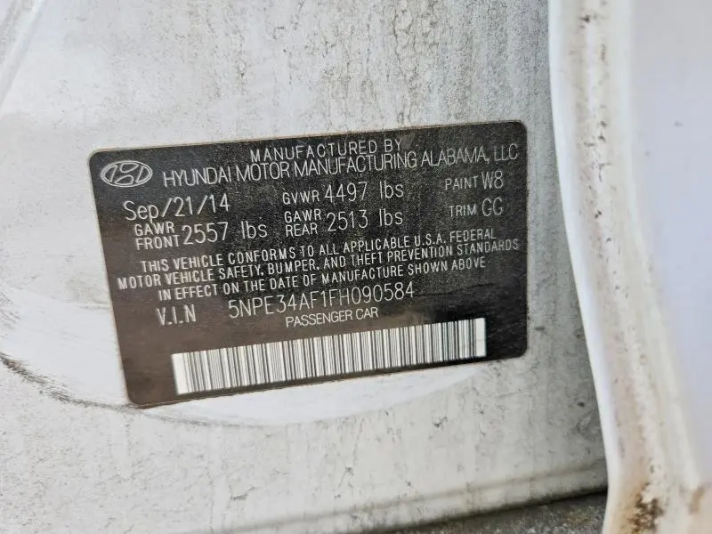 2015 HYUNDAI SONATA SPORT  