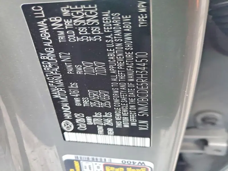 2024 HYUNDAI TUCSON SEL  