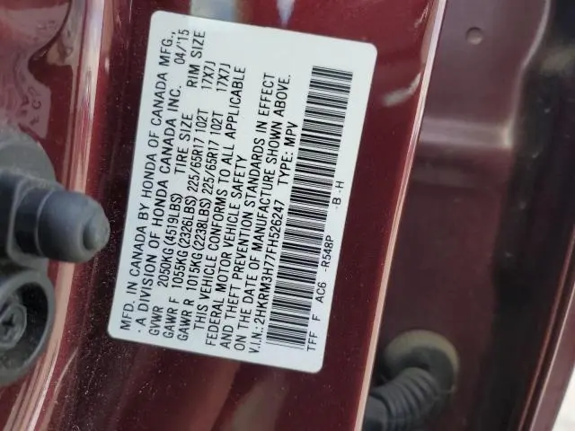 2015 HONDA CR-V EXL  