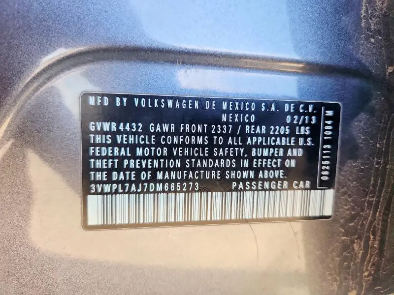 2013 VOLKSWAGEN JETTA TDI  