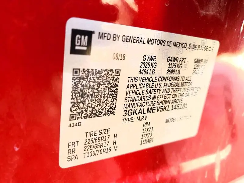 2019 GMC TERRAIN SLE  