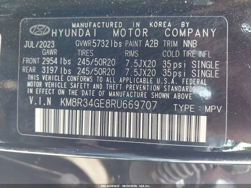 2024 HYUNDAI PALISADE XRT