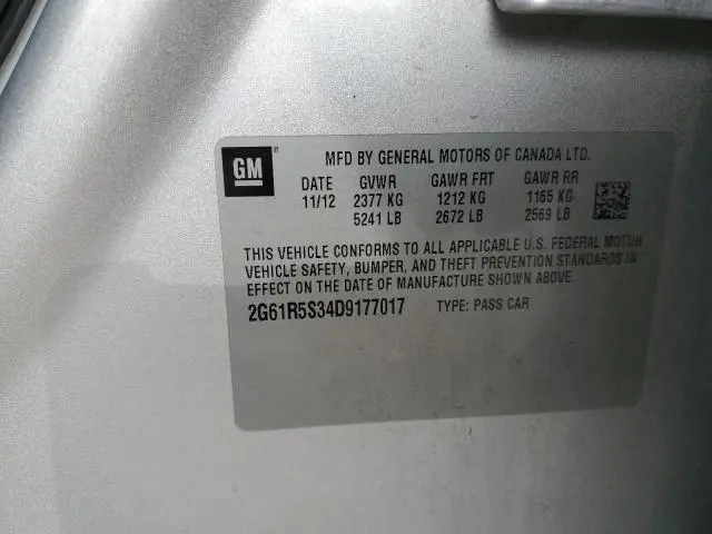 2013 CADILLAC XTS LUXURY COLLECTION  