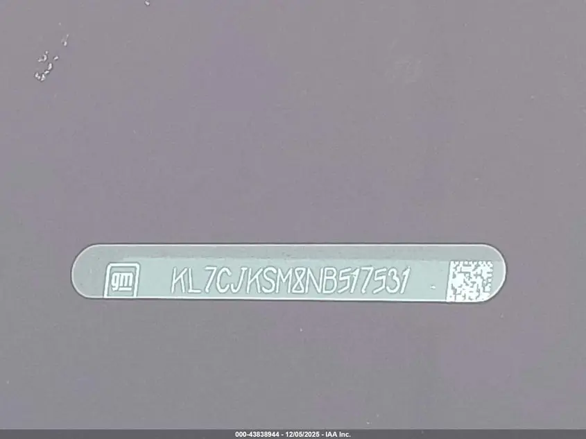 2022 CHEVROLET TRAX FWD LS