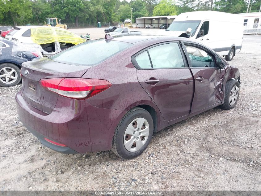 2018 KIA FORTE LX