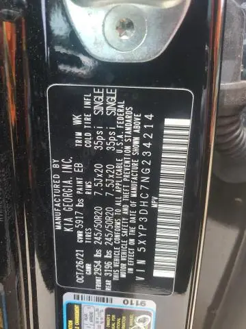2022 KIA TELLURIDE EX  