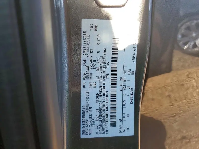 2024 FORD RANGER XL  