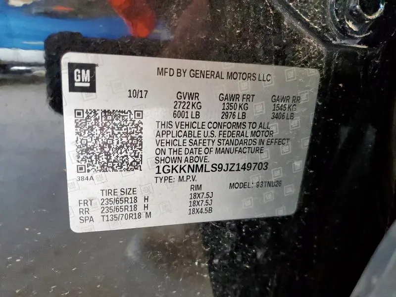 2018 GMC ACADIA SLT-1  