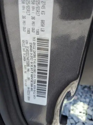 2017 DODGE GRAND CARAVAN GT  