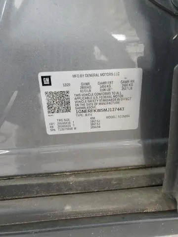 2021 CHEVROLET TRAVERSE LS  