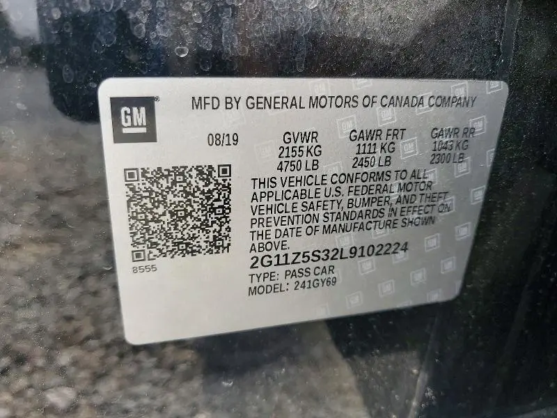 2020 CHEVROLET IMPALA LT  