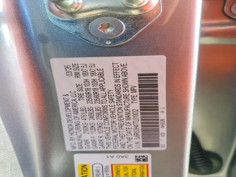 2026 HONDA CR-V EX  